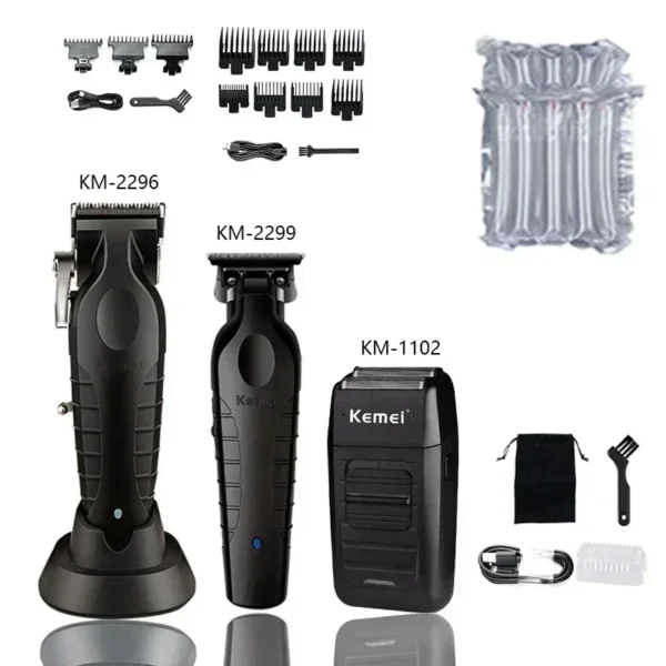 Kemei KM-2299 Hair Trimmer Machine Men's Haircut Machine Hair Clipper Professional Cutter Hair Cutting Machine Clipper - Image 14