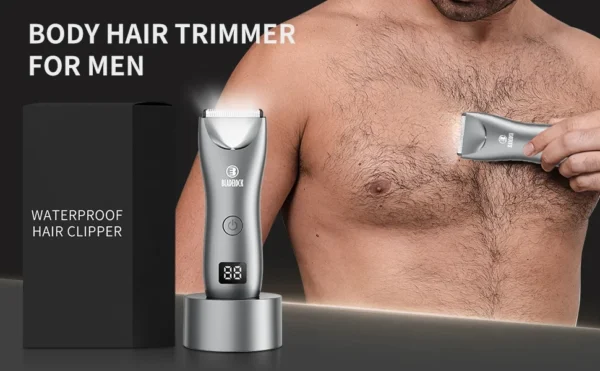 Professional Groin Body Hair Trimmer Ball Shaver for Men Body Grooming Clipper Rechargeable Ceramic Trimmer Bikini Epilator - Image 10