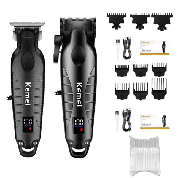 Kemei Hair Clipper Kit for Men, Electric Shaver, Hair Trimmer, Professional Cutting Machine, KM-2290, KM-2293, KM-1102 - Image 9
