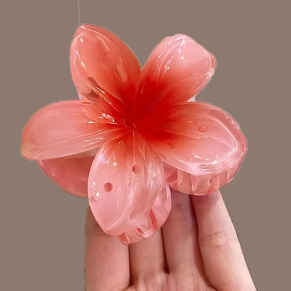 New Hawaiian Gradient Hair Clips Women Flower Hair Claws Shark Hairpins Vacation Beach Style Hairpins Hair Accessories - Image 9
