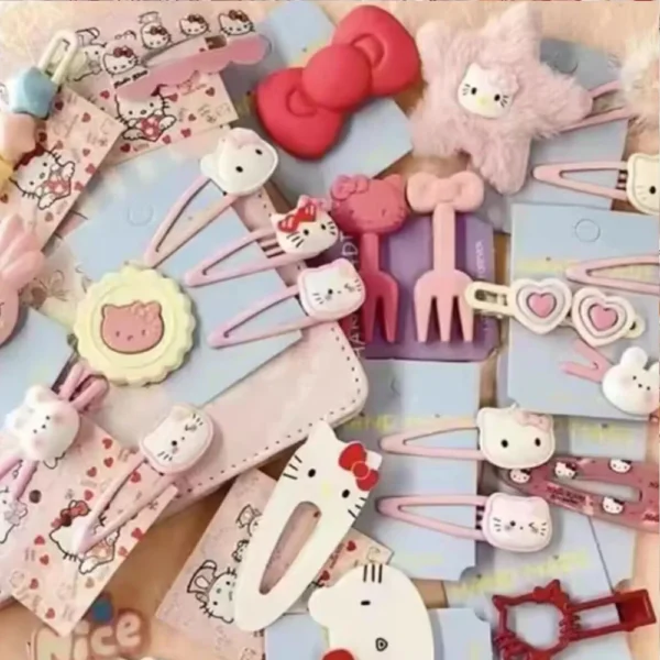 10-50pcs Y2K Hair Clips Set Cute Pink hair accessories Seamless Edge Clip Women Girl Sweet Beauty Hairpin trendy hair clips - Image 6