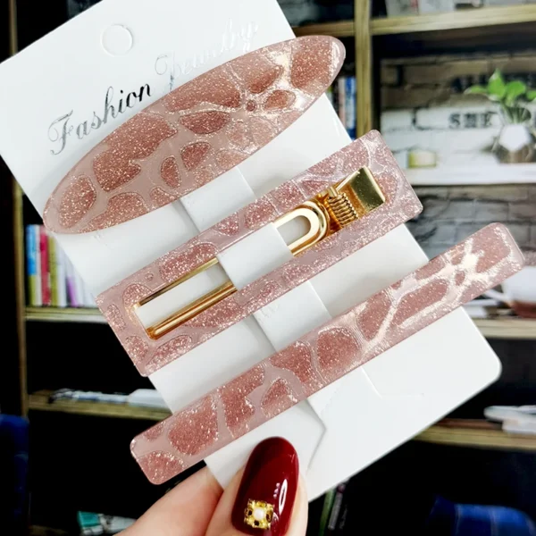 2/3pcs Hair Clip Set Acetate Hairpin Women Hair Accessories Jewelry Korean Femme Barrettes Hairgrip For Woman Girls Headwear - Image 42