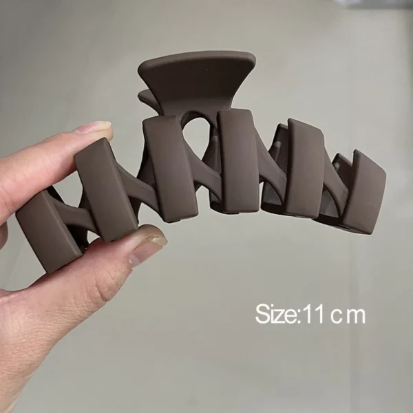 Women Hair Claw Clips Korea Coffee Beige Acrylic Large Hair Claw Hairpin Geometric Barrettes Crab Girl Headwear Hair Accessories - Image 34