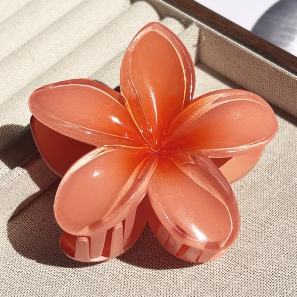 1/2/3 Pcs Hawaiian Gradient Flower Hair Claw Clip Women Fashion Large Hair Clip Girls Hairpin Barrettes Bohemia Hair Accessories - Image 32