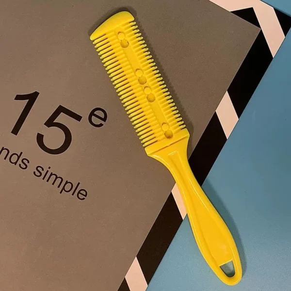 1pc Hair Cutting Comb Hair Brushes with Razor Blades Hair Trimmer Cutting Thinning Tools Barbershop Hair Salon Styling Tool Comb - Image 8
