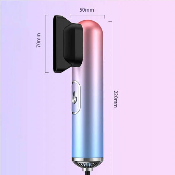 Portable 2-in-1 Hair Dryers Curling Comb Hairbrush Styling Tools Hair Dryers And Volumizer Blower Straightener Hand Hair Dryer - Image 3