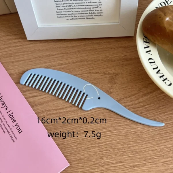 Pointed Tail Comb Tulip Acetate Comb Animal Puppy Makeup Comb Hair Accessories Wide Toothed Hairdressing Combs Household - Image 11