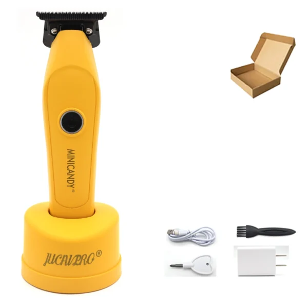 JUCAI MINICANDY JC-08 Professional Men's Hair Clipper DLC Blade Brushless Motor with Base Charger Hair Trimmer Finishing Machine - Image 22