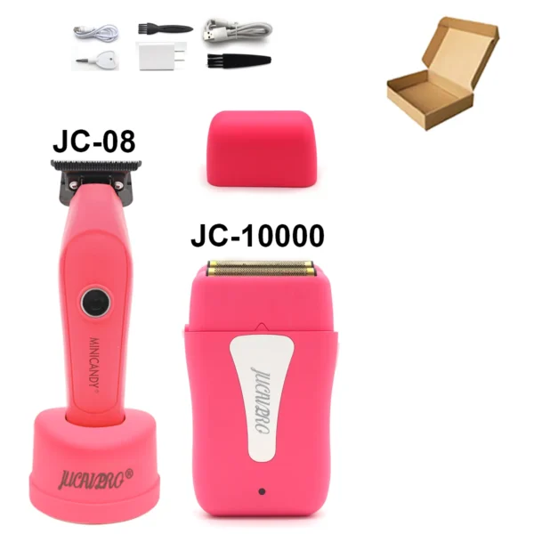 JUCAI MINICANDY JC-08 Professional Men's Hair Clipper DLC Blade Brushless Motor with Base Charger Hair Trimmer Finishing Machine - Image 21