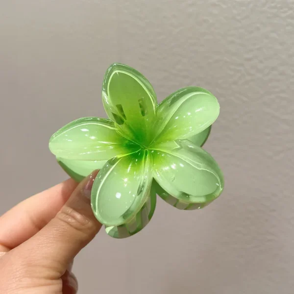 New Hawaiian Gradient Hair Clips Women Flower Hair Claws Shark Hairpins Vacation Beach Style Hairpins Hair Accessories - Image 8