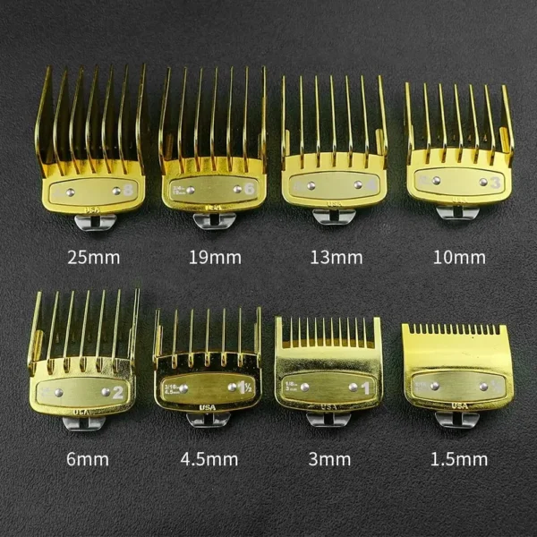 8pcs/set Professional Barber Hair Clipper Guide Combs For Wahl Trimmer Attachment Hair Cutting Limited Comb Salon Haircut Tools - Image 18