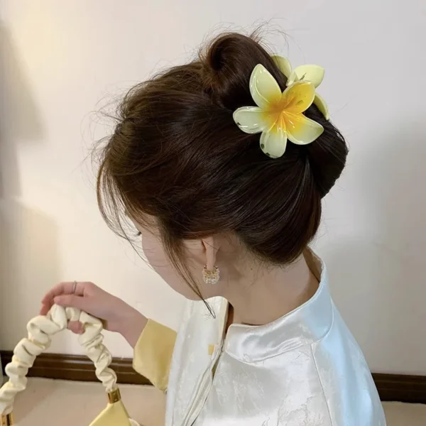 New Hawaiian Gradient Hair Clips Women Flower Hair Claws Shark Hairpins Vacation Beach Style Hairpins Hair Accessories - Image 30