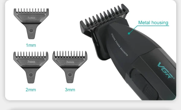 VGR Hair Clipper Professional Hair Cut Machine Face Shaver Barber Clippers Beard Trimmer Metal Trimmer for Men V-003 V-906 V-308 - Image 28
