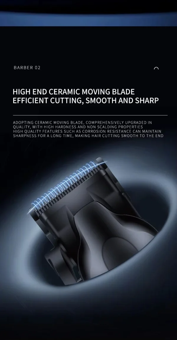 Kemei Hair Clipper Kit for Men, Electric Shaver, Hair Trimmer, Professional Cutting Machine, KM-2290, KM-2293, KM-1102 - Image 17