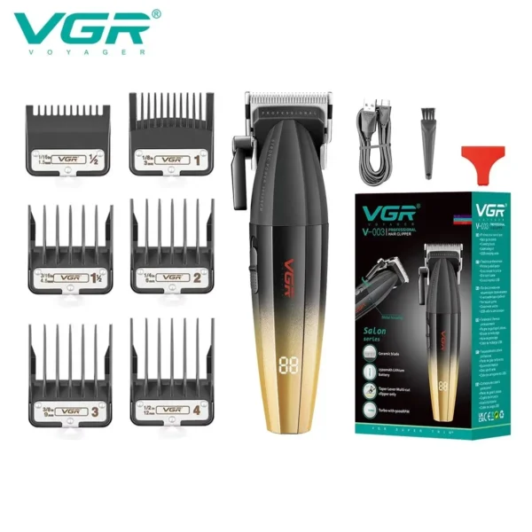 VGR Hair Clipper Professional Hair Cut Machine Face Shaver Barber Clippers Beard Trimmer Metal Trimmer for Men V-003 V-906 V-308 - Image 12