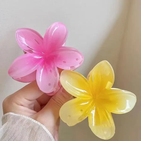 New Hawaiian Gradient Hair Clips Women Flower Hair Claws Shark Hairpins Vacation Beach Style Hairpins Hair Accessories - Image 25