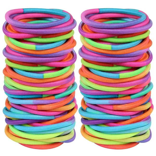 10/30/50pcs 4MM Black Ponytail Holder Elastic Hair Bands Scrunchies For Women Men Girl Lady Hairband Leagues Headband Accessory - Image 9