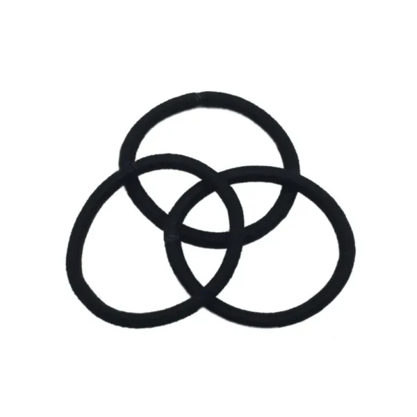 10/30/50pcs 4MM Black Ponytail Holder Elastic Hair Bands Scrunchies For Women Men Girl Lady Hairband Leagues Headband Accessory - Image 16