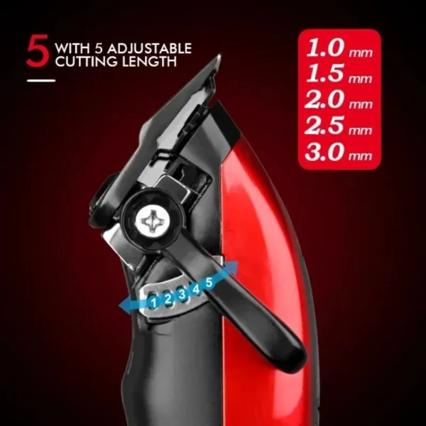WMARK NG-X1 Professional Hair Clippers for Men,Microchipped Magnetic Motor 10000RPM 9V with Charge Stand,Cordless Cutter Trimmer - Image 22
