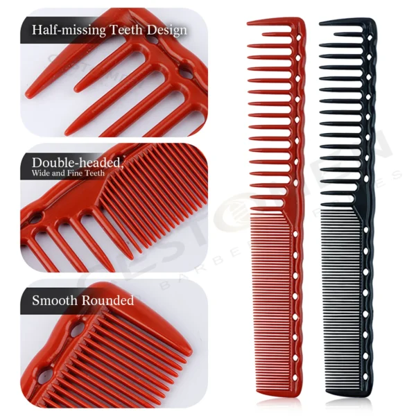 NEWEST Pro Stylist Tapered Comb Heat Resistant Women Smooth Hair Combs Barbershop Hair Cutting Comb For Men Hair Styling Tools - Image 4