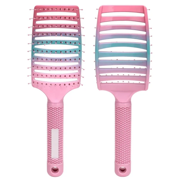 Barber Hair Brush Scalp Massage Comb Women Nylon Pig Sideburns Wet Curly Hair Brush Hairy Big Bend CombStyling Tools ﻿ ﻿ - Image 10