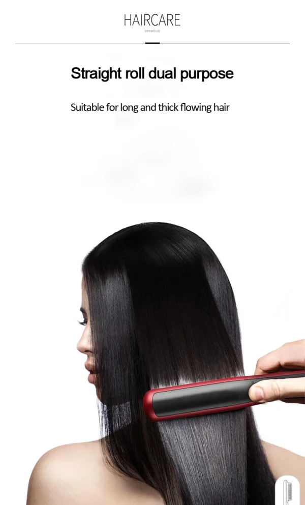 Multifunctional Hair Straightener Professional Quick Heated Electric Hot Comb Curler Hairstyle Brush Curling Iron Stying Tool - Image 12
