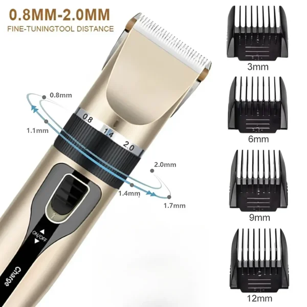 Home Electric Hair Clipper Set, Low Noise and Long Battery Life Hair Trimmer, USB Rechargeable Shaver and Hair Cutting Tool. - Image 23