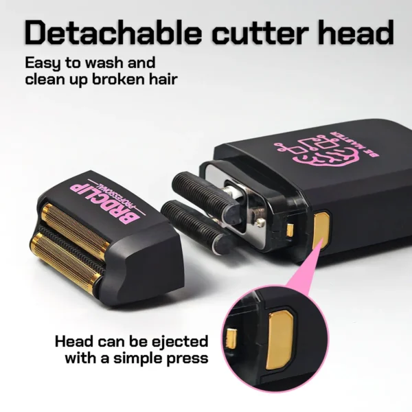 BRDCLIP M3S Professional hair trimmer Electric shaver 8200RPM rotating moter Barber shop machine Hair clipper  Beard trimmer - Image 2
