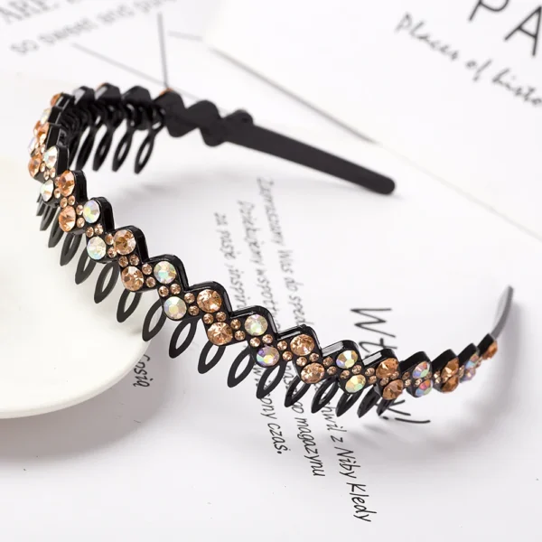 Fashion Pearl Non-Slip Rhinestone Hairbands Elastic Flower Women Hair Hoop Bands Headband Bezel Girls Hair Accessories Headdress - Image 34