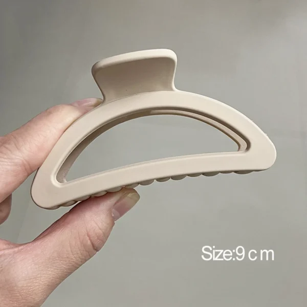 Women Hair Claw Clips Korea Coffee Beige Acrylic Large Hair Claw Hairpin Geometric Barrettes Crab Girl Headwear Hair Accessories - Image 11