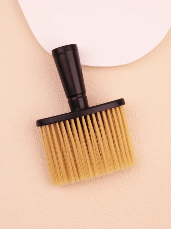 1 hair brush neck hair brush black soft cleaning facial brush suitable for hairdressers and household，Special for real hair wigs - Image 2