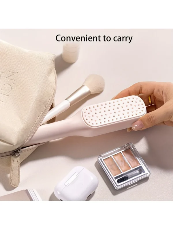 1pc Self-cleaning Hair Comb Anti Static Retractable One-pull Massage Brush Rotating Lifting Hairbrush Safety Airbag Combs Barber - Image 6