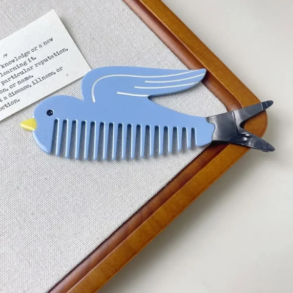 Pointed Tail Comb Tulip Acetate Comb Animal Puppy Makeup Comb Hair Accessories Wide Toothed Hairdressing Combs Household - Image 51