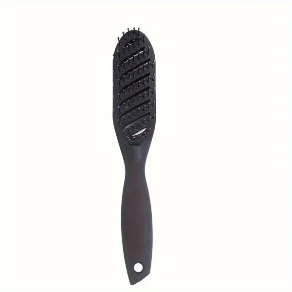 1pc Ergonomic Curved Hair Comb for Men & Women - Nylon Bristles, ABS Plastic Handle, Massage Round Head, High-Temperature Resist - Image 8