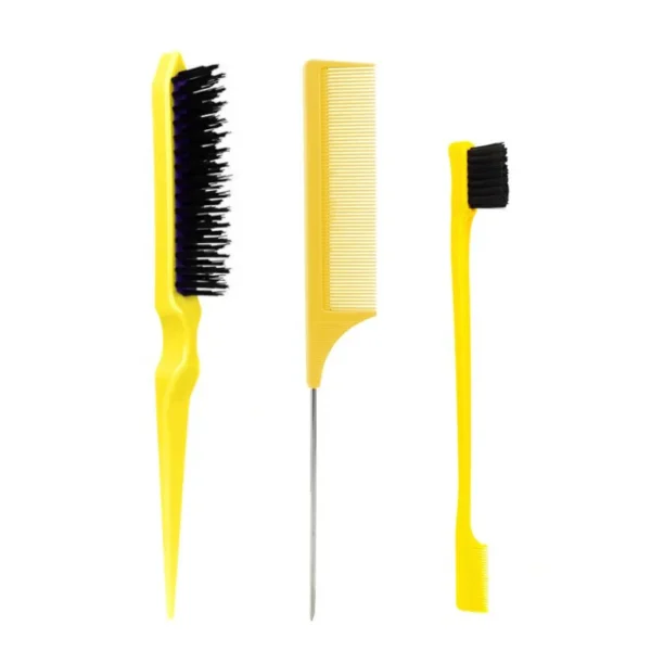3pcs/lot Double Sided Edge Control Hair Comb Hair Styling Hair Brush Accessories New Brush Comb Styling Partition Comb - Image 12