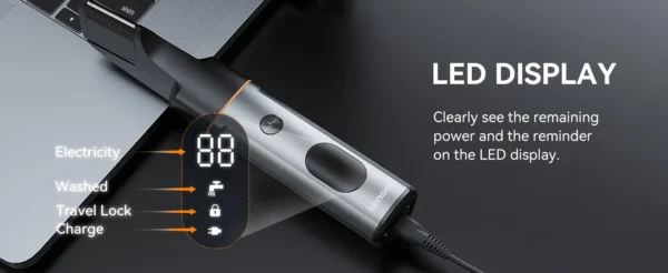 Kensen S16 Body Hair Shaver Kits for Men 3 In 1 Beard Hair Trimmer IPX6 Waterproof Hair Cutting Machine Electric Clipper Barber - Image 8