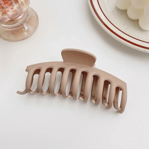 Women Hair Claw Clips Korea Coffee Beige Acrylic Large Hair Claw Hairpin Geometric Barrettes Crab Girl Headwear Hair Accessories - Image 69