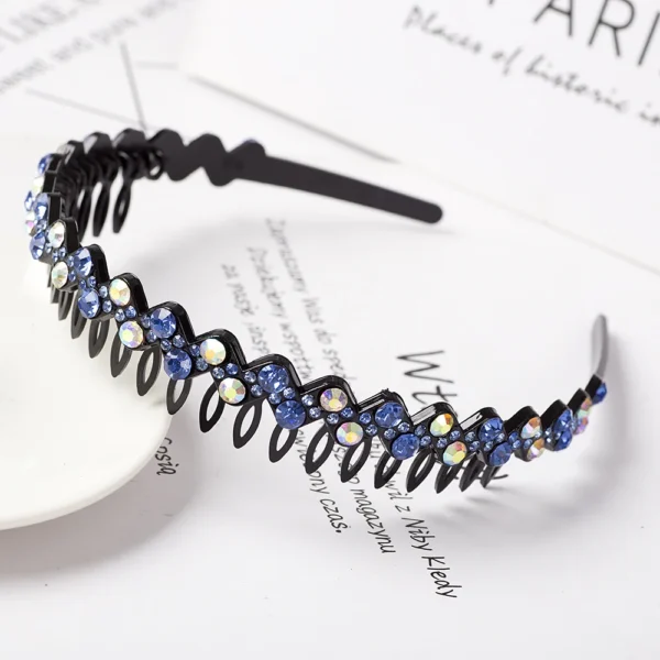 Fashion Pearl Non-Slip Rhinestone Hairbands Elastic Flower Women Hair Hoop Bands Headband Bezel Girls Hair Accessories Headdress - Image 35