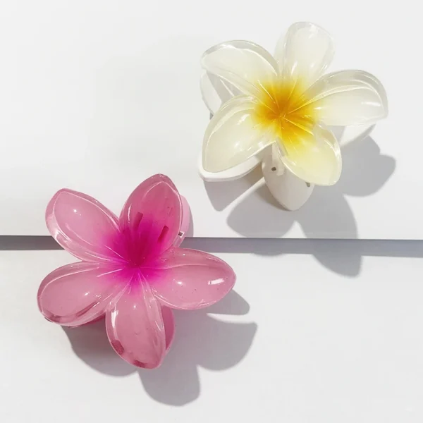 New Hawaiian Gradient Hair Clips Women Flower Hair Claws Shark Hairpins Vacation Beach Style Hairpins Hair Accessories - Image 22