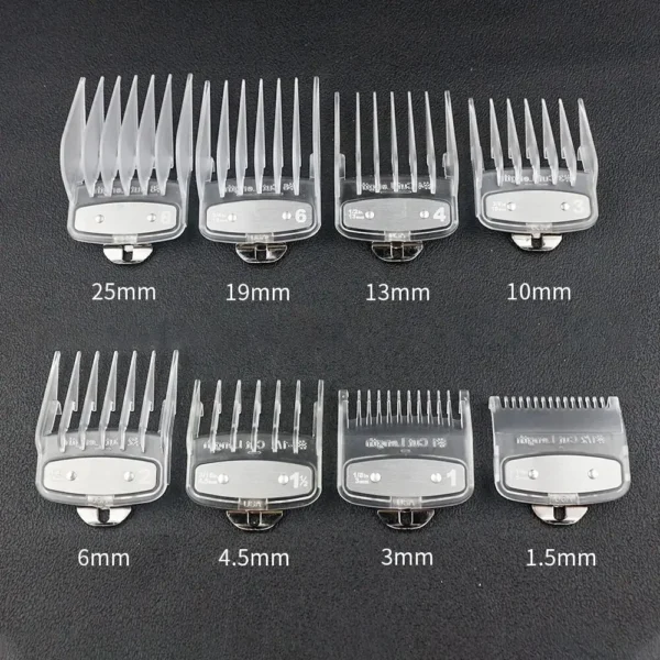 8pcs/set Professional Barber Hair Clipper Guide Combs For Wahl Trimmer Attachment Hair Cutting Limited Comb Salon Haircut Tools - Image 20