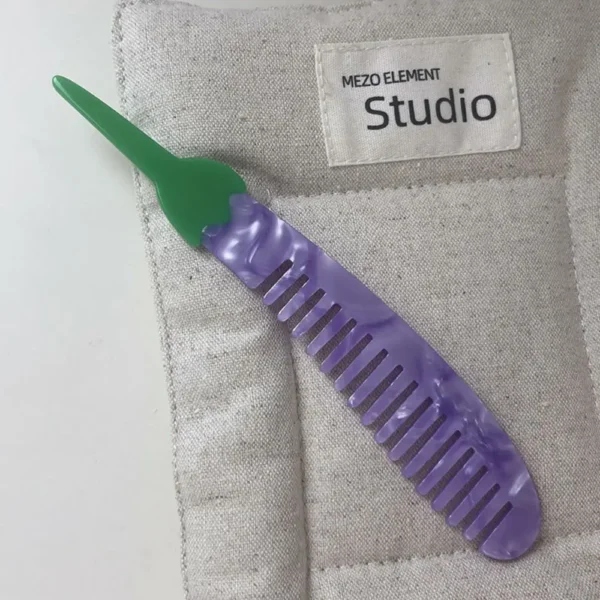 Pointed Tail Comb Tulip Acetate Comb Animal Puppy Makeup Comb Hair Accessories Wide Toothed Hairdressing Combs Household - Image 5