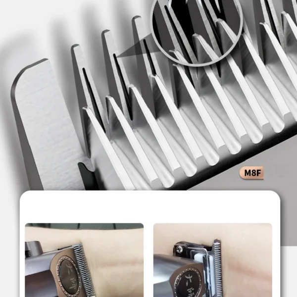 M8F MADESHOW Hair Clippers for Men,Barber Clippers Set,Mens Cordless wireless Hair Clipper for Barbers Haircut Kit Fade - Image 15