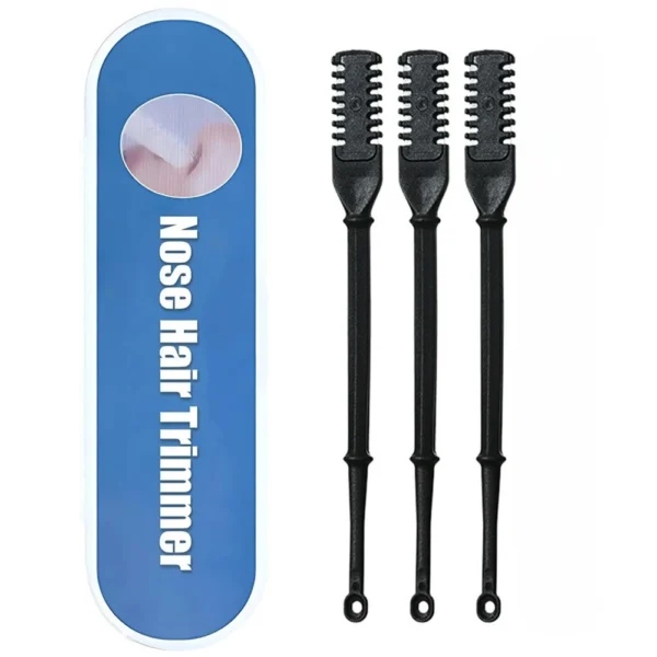 3pcs Double Nose Hair Scissors Nose Hair Trimmer Manual Nose Hair Removal Tool Double-sided Blade Hair Removal Accessories - Image 7