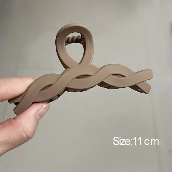 Women Hair Claw Clips Korea Coffee Beige Acrylic Large Hair Claw Hairpin Geometric Barrettes Crab Girl Headwear Hair Accessories - Image 12