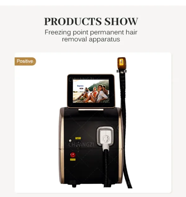 3000W Face 808nm Diode Laser Hair Removal Machine Alexandrit Permanent Painless Physical Underarm Body Care Depilation Equipment - Image 20