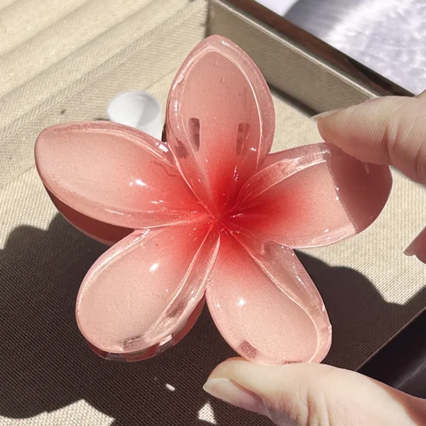 1/2/3 Pcs Hawaiian Gradient Flower Hair Claw Clip Women Fashion Large Hair Clip Girls Hairpin Barrettes Bohemia Hair Accessories - Image 38