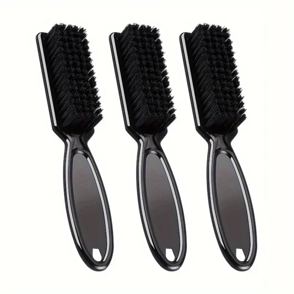 Barber Neck Duster Brush Sets Plastic Handle Hairdressing Soft Hair Cleaning Brush Head Shape Carving Cleaning Brush - Image 8
