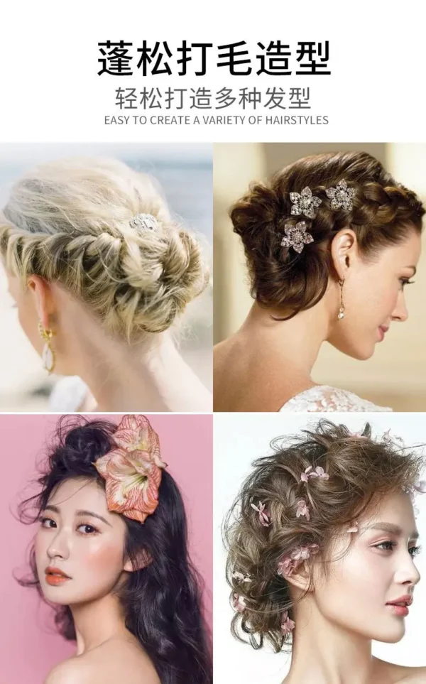 Explosive Three Rows of Bristle Comb Coiffure Curly Hair Fluffy Comb Evening Styling Comb Studio Pointed Tail  Для Волос - Image 13