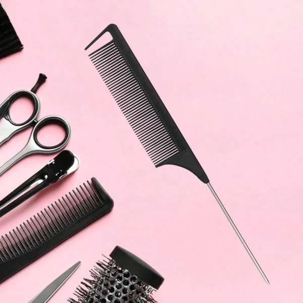 12pcs pointed tail comb dressing styling comb hair dye heat-resistant tail comb hair salon home tools Special for real hair wigs - Image 7