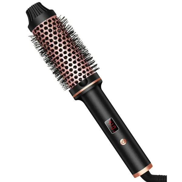 3 In 1 Ionic Hair Curler Straightener Professional Curling Iron Heated Hair Styling Brush Anti-Scald Thermal Brush Curl Wand - Image 7